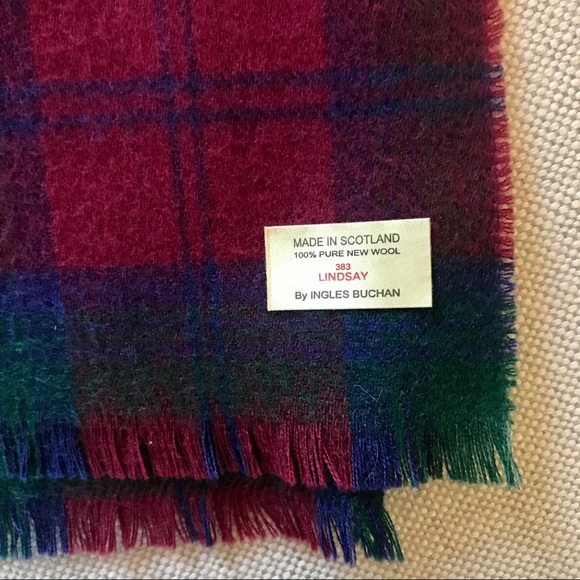 Ingles Buchan Tartan Scarf “Lindsay” 100% Wool - Picture 2 of 3